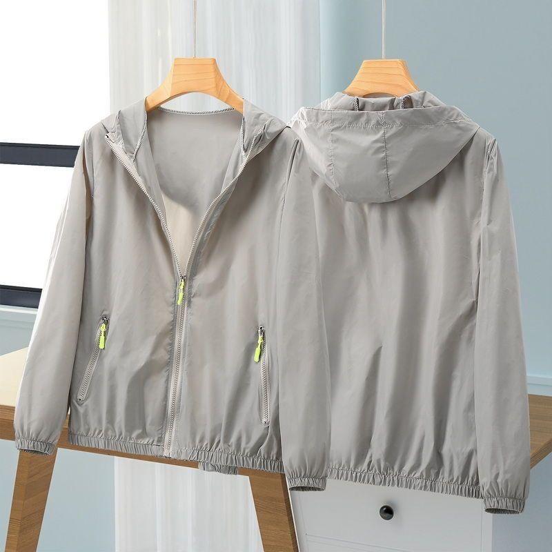 Women Jacket Waterproof Windbreaker Jackets Female Hooded Summer Sunproof Windproof Coats Women's Outdoor Hiking Thin Coat