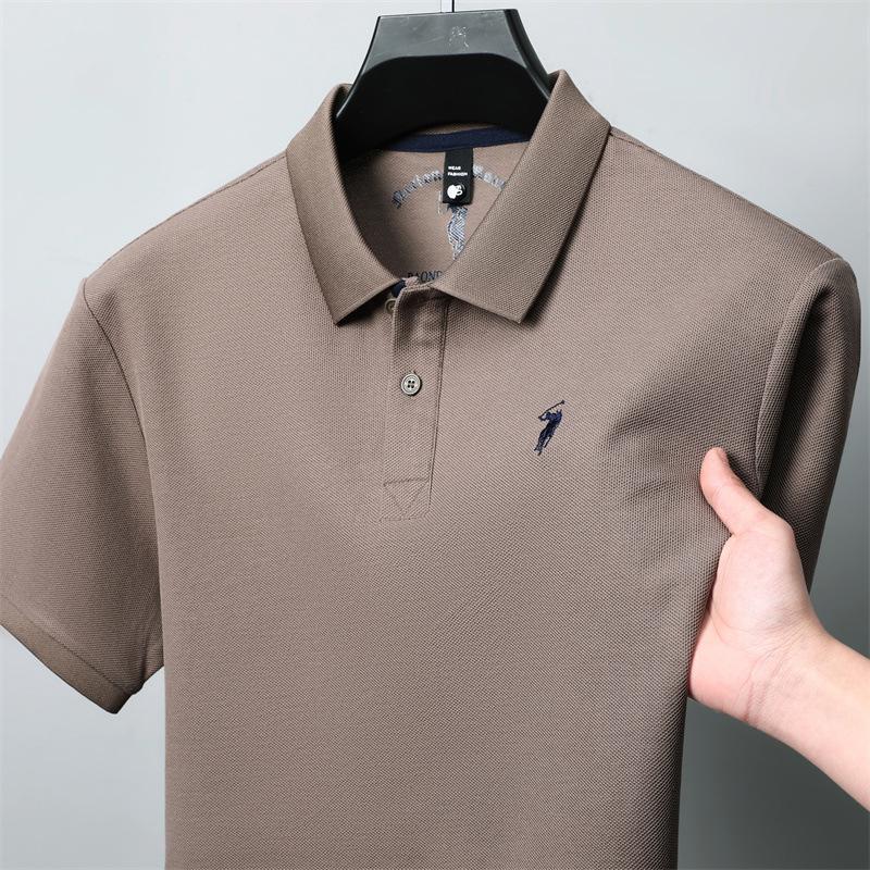 

Чоловіча футболка з короткими рукавами та повсякденним коміром Paul Polo 4XL