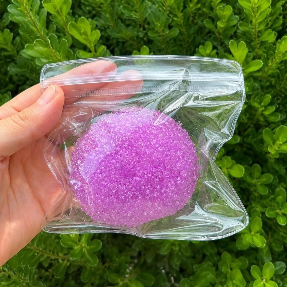 Shapeable Crispy Skin Ball Crushed Ice Cracking Squishy Toy Sensory Fidget Ball Stocking Stuffer