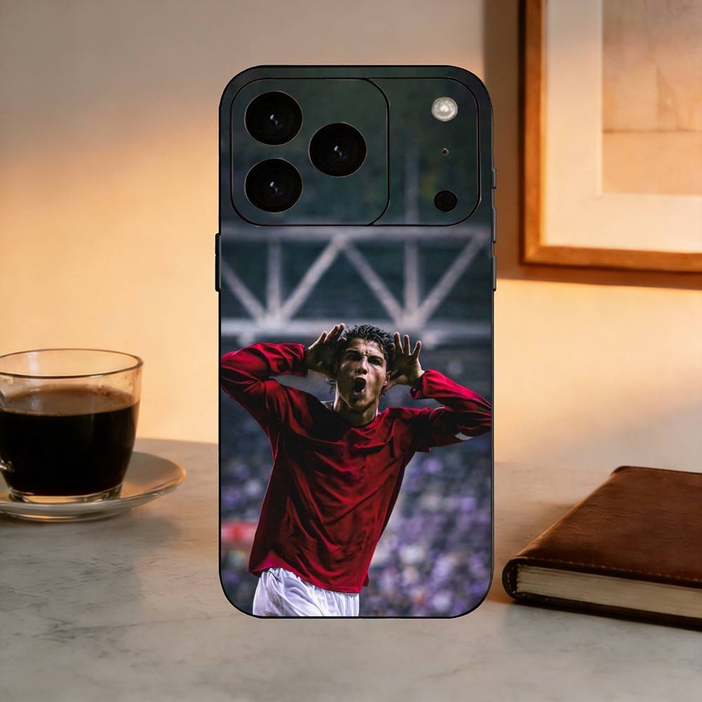 Capa de Celular F-Football Para CR7 R-onaldo 7 Silicone Macio Para IPhone 17 16 15 14 13 12 11 X XR Plus Pro Max Plus