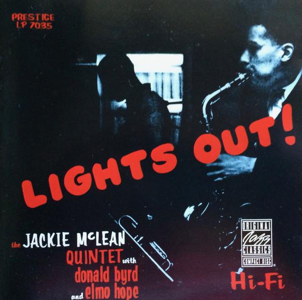

CD JACKIE MCLEAN QUINTET, DONALD BYRD - Lights Out! OJCCD4262 Original Jazz C 1990 Non Japan Jazz Used