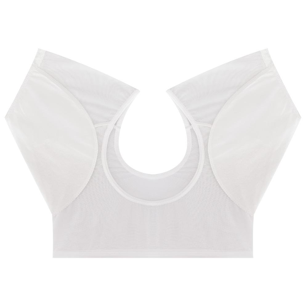 Washable Perspiration Deodorant Pads Reusable Armpit Care Pads Underarm Sweat Pads Dress Clothing M белый