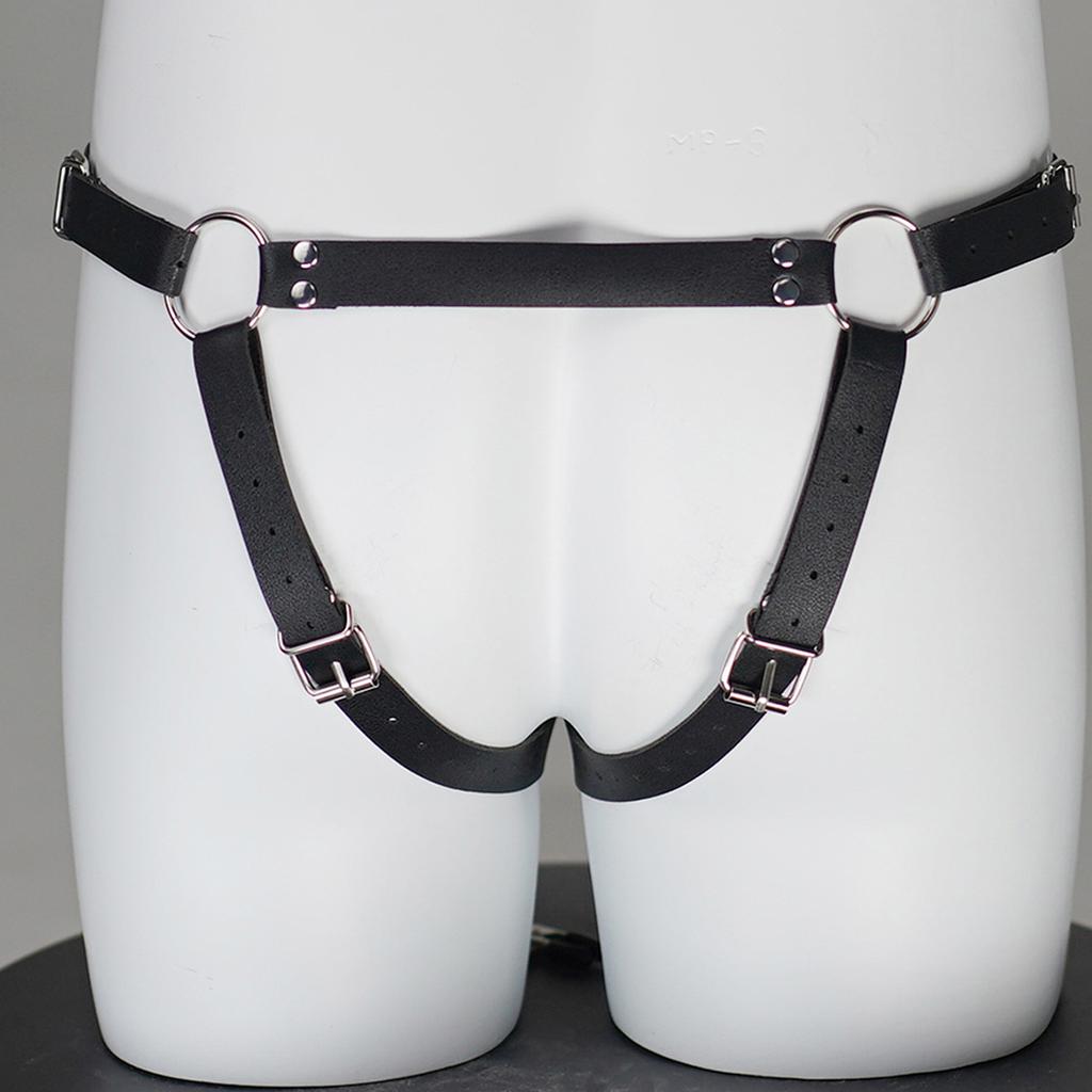 Bein-Harness Mode sexy Männer Verstellbarer Bein-Harness Taillen-Harness Party-Outfit Harness-Gürtel Festival Club Wear
