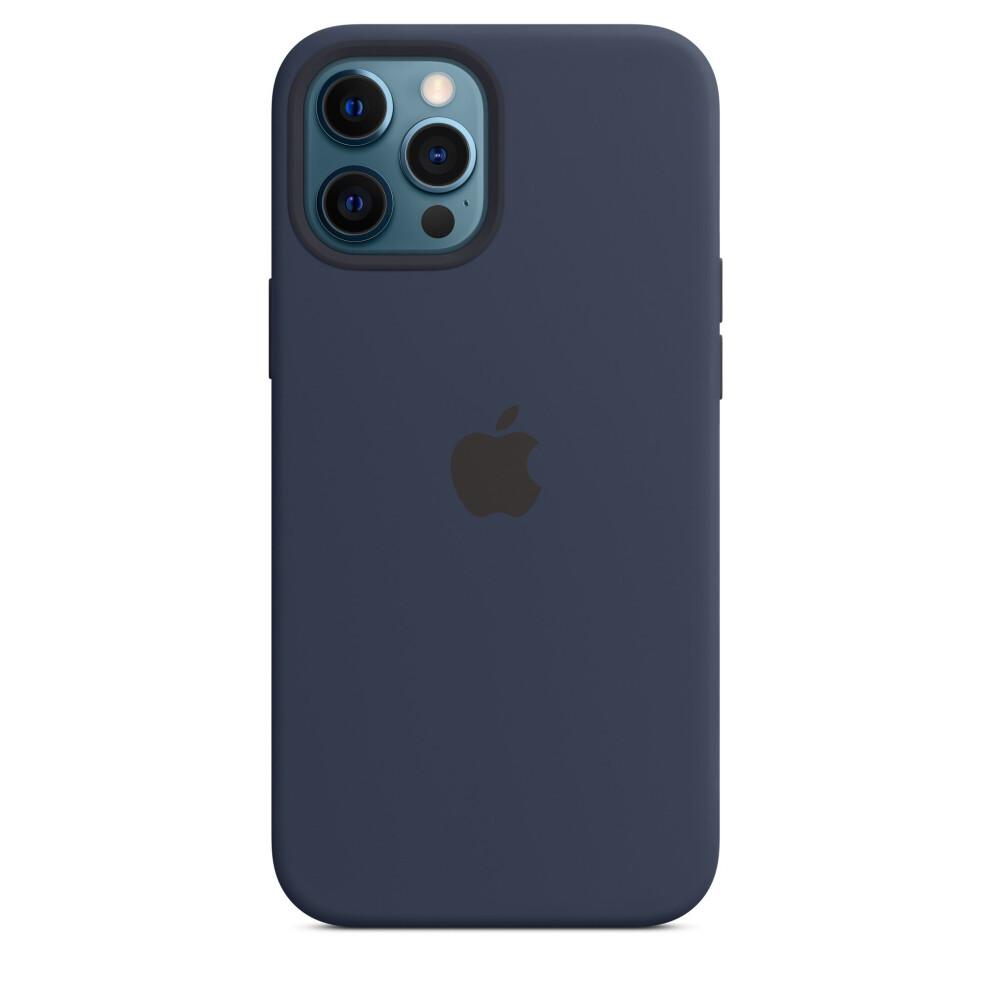 Apple Silicone Case with MagSafe for iPhone 12 Pro Max - Deep Navy - MHLD3ZE/A