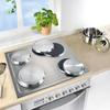 Copri Fornelli Elettrici Acciaio Inossidabile Antiruggine Piastre Rotonde Copri Forno Copri Fornelli da Piano Cucina Rotondi Fornelli