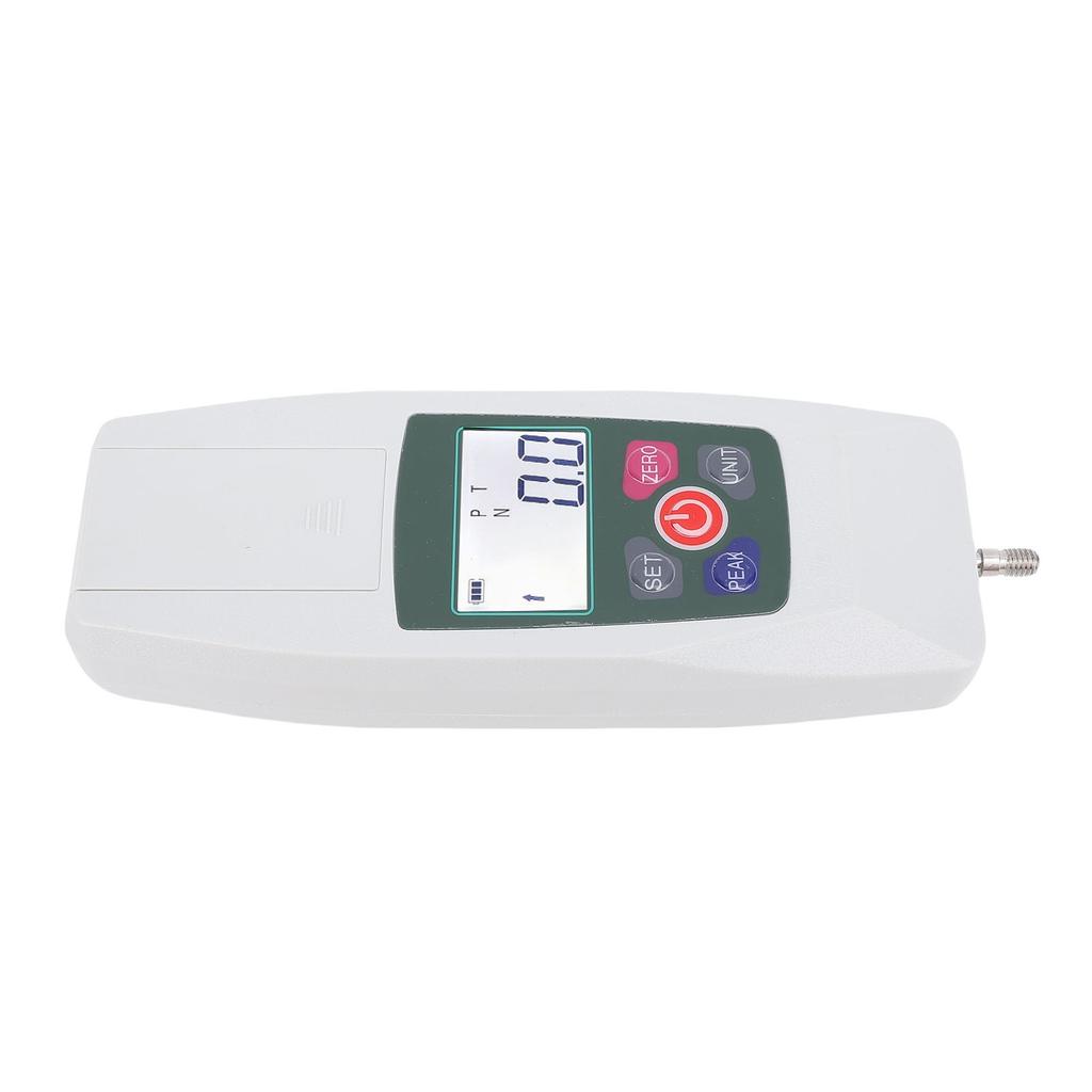 Digital Push Pull Dynamometer 500N Force Meter Portable with Units N LB Kg Oz Storage Box Backlit LCD Auto Power Off
