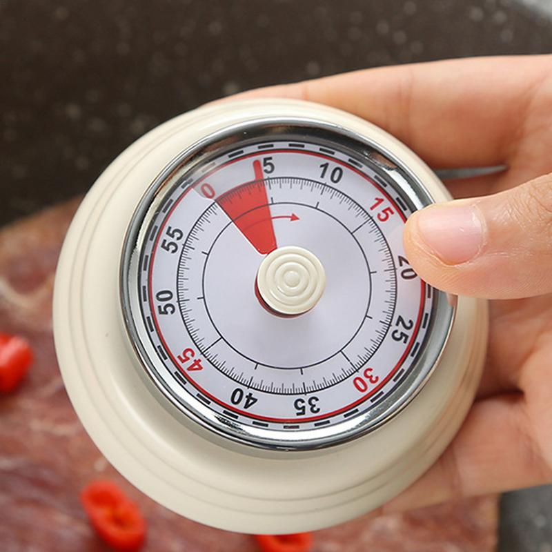Multifunctional cooking timer Magnetic kitchen timer Retro kitchen timer Classic mechanical cooking timer Kitchen use