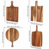 Saftrille Wurstwaren Serviertablett Mehrere Stile Pizzablech Langlebiges Holz Schneidebrett Brot