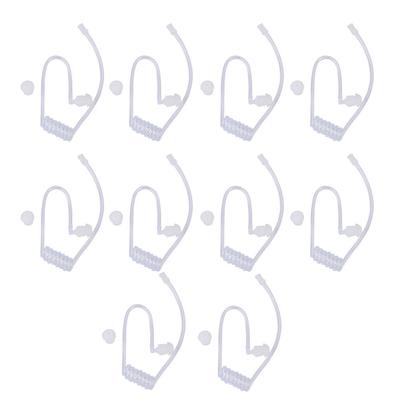 10 STKS Vervangende Akoestische Spiraalbuis voor Walkie Talkie Oordopjes en Twee-weg Radio Headset