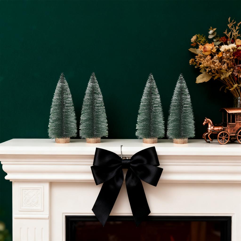 Christmas Christmas Tree Table, Small Needle Tree Decoration, Cedar Table Arrangement, Pagoda Tree