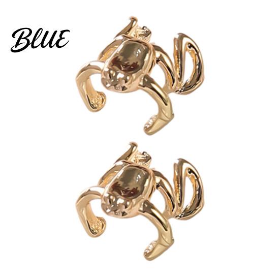 Frog Design Ear Jewelry 36925 Pairs Frog-Shaped Earrings Clip-On Functionality