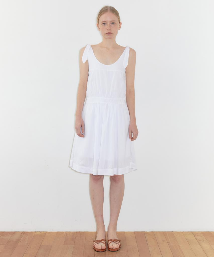Sinun Rabbit Tie Dress (White)