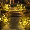 Solar LED Firework Light Solar Garden Lights Outdoor 60-420 LED Firework Beads Waterproof Colorful Lighting DIY Decoration Patio Pathway