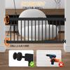 Pet Gate Dog Fldofaves Low Type Dog Gate Pet Fence Dog Gate Dog Gate for Small Dogs Medium Dogs Indoor Width Height 60cm Black 45cm-115cm