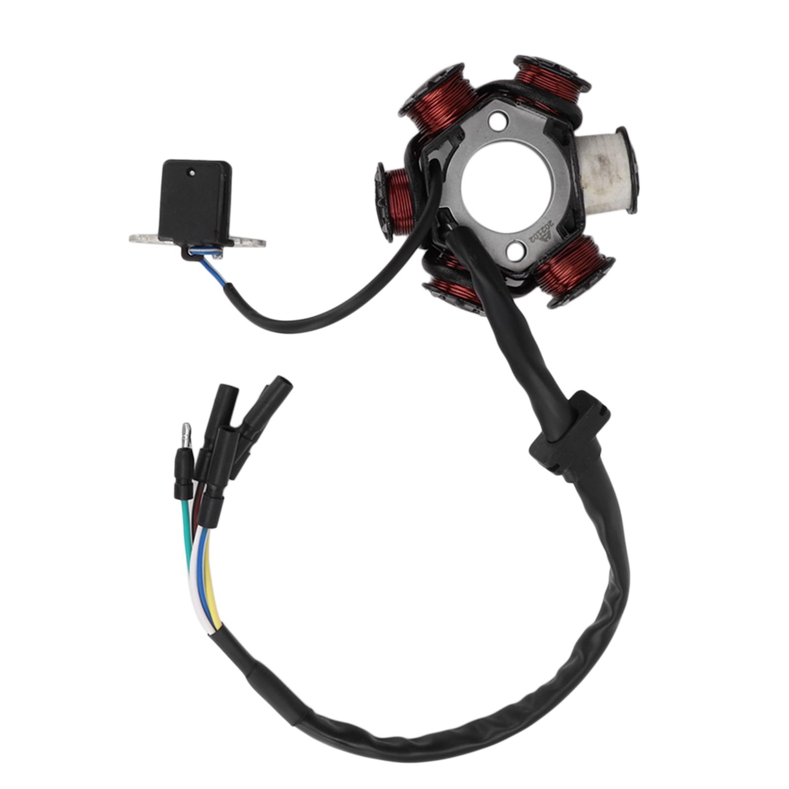 

6Катушка Магнето Статор 5 проводов Генератор для GY6 50cc 70cc 90cc 110cc 125cc Мопед Квадроцикл Питбайк