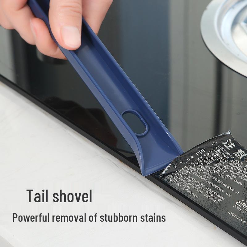 2-in-1 Crevice and Window Cleaning Brush with Hair Clip for Bathroom and Kitchen