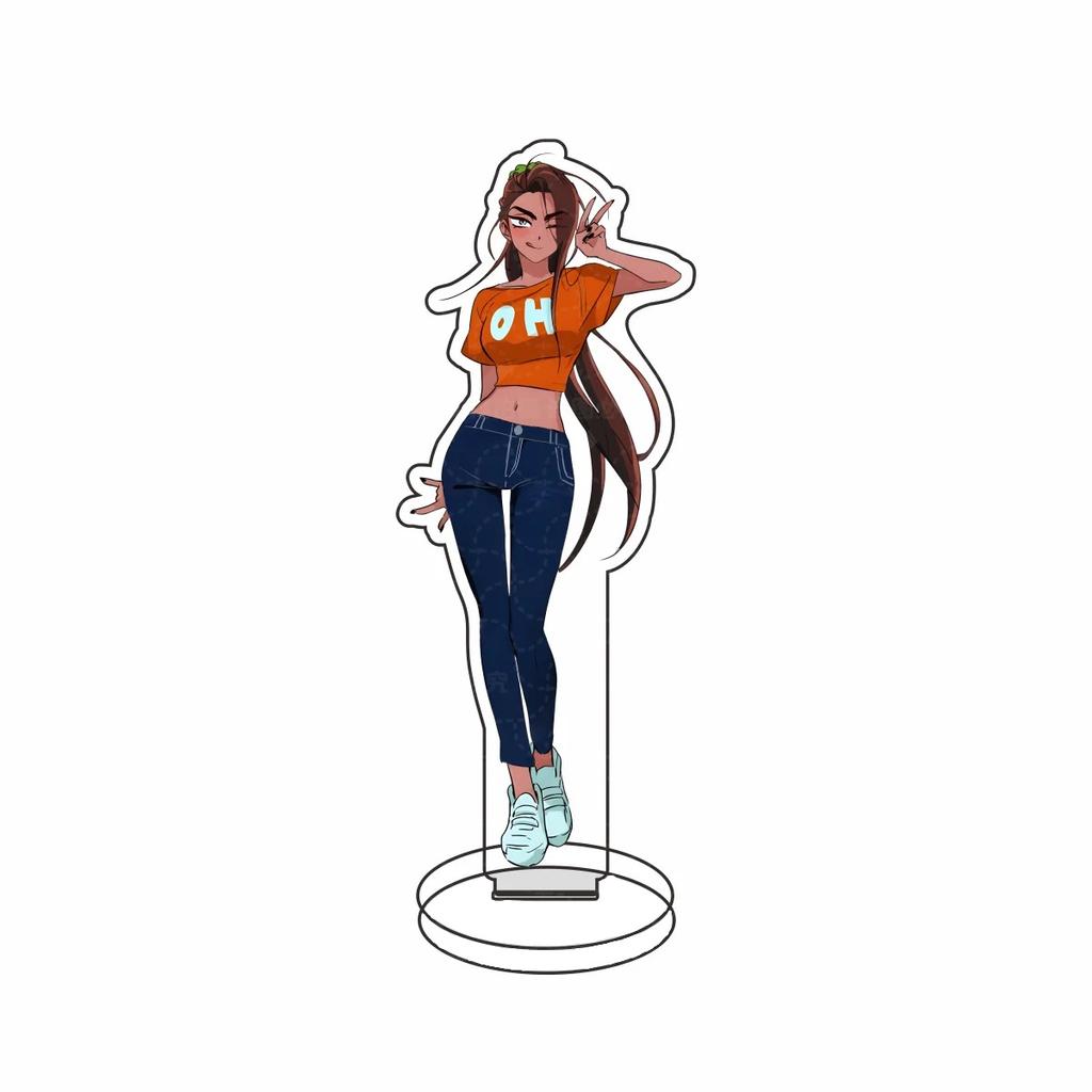 Anime ALIEN STAGE Keychains Pendant Car Key Chain Acrylic Stand MIZI SUA TILL IVAN HYUNA LUKA Fans Gifts Cosplay Accessories