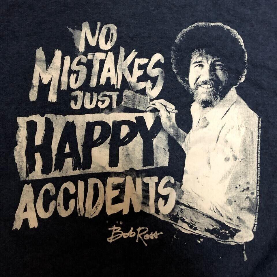 Neues Bob Ross Keine Fehler Geschenk für Fans Unisex S-5XL Shirt BI04_218