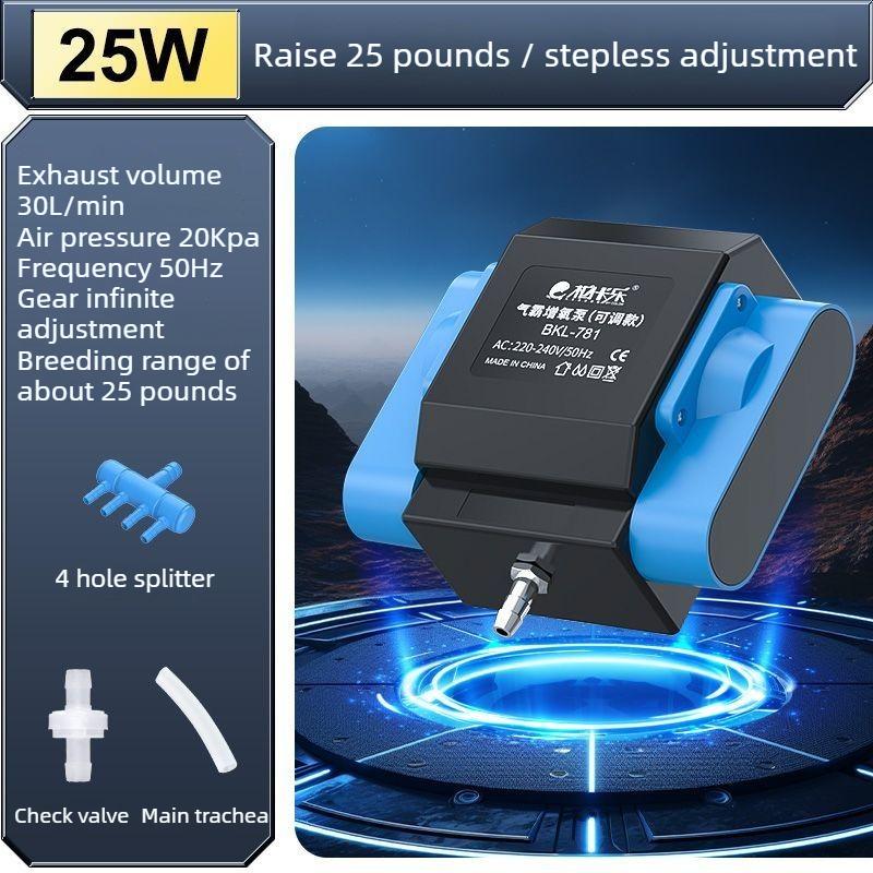 Aquarium Air Pump Fish Tanks Oxygenator Portable Mini High Power Silent Air Pumps Household Electric Oxygen Pump Aerator