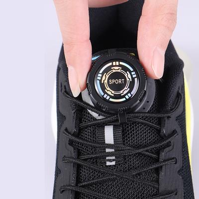 Thick Rope Swivel Buckle Shoelaces New Upgrade Automatic Laces Without Ties Children Adults Sneakers Shoelace Shoe Accessories