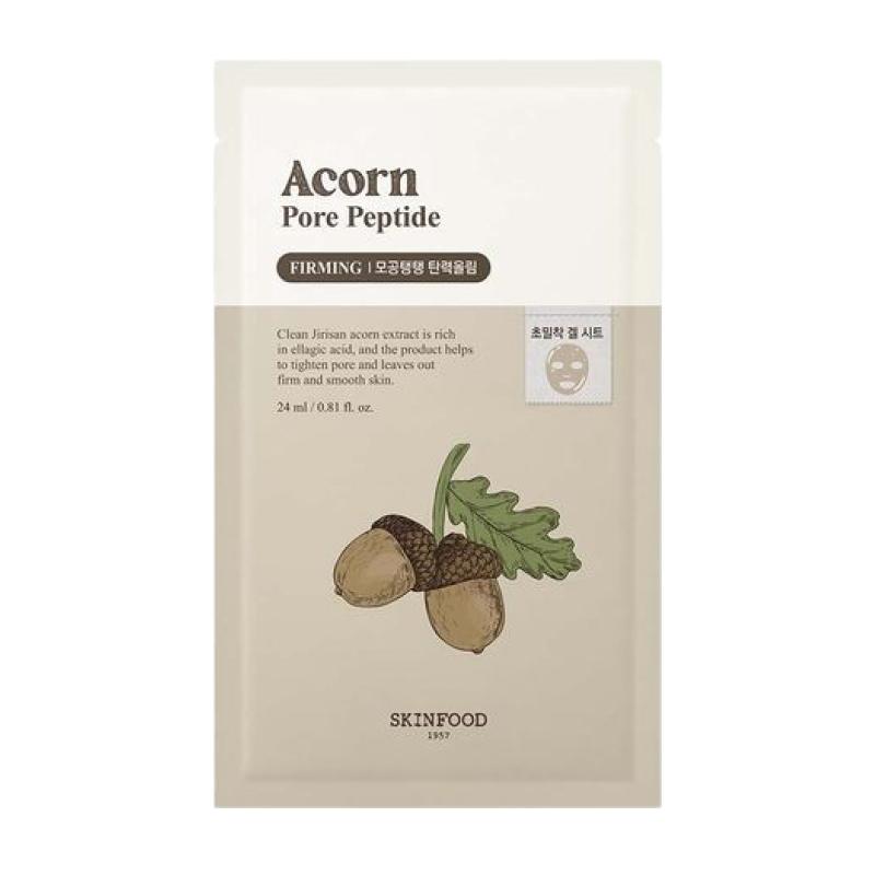 SKINFOOD Mask Sheet 10 Sheets (Carrot Carotene / Acorn Peptide / Water Parsley) Soothing & Vital Care