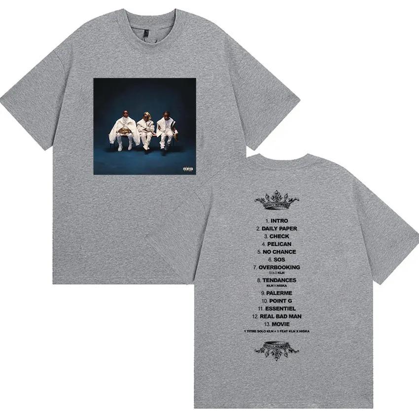 Rapper Nes Pour Briller L2B Tour 2026 Graphic T Shirts Men's Hip Hop Pop Music Short Sleeve T-shirt Cotton Tees Streetwear