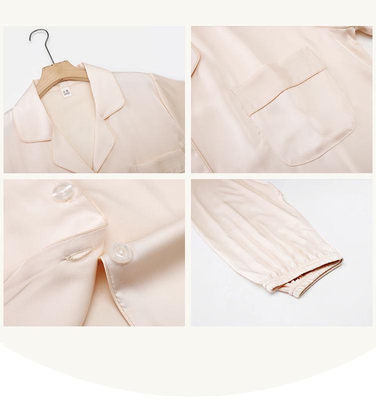 Women's Ice Silk Short Sleeve Pajama Set