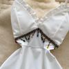 Summer Women Sexy V-neck Spaghetti Strap Club Party Mini Short Dresses For Girls