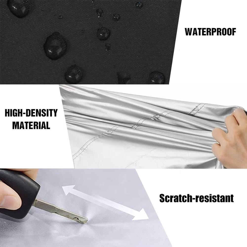 For MG ZS EV ZX ZST VS 2017-2024 Car Cover Waterproof UV Protection All Weather Dustproof Snow Rain Cover 190T Polyester