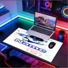 Custom Name Personalized Cosmic Bot Crew Pattern Mousepad, Laptop PC Desk Mat, Decorative Desk Mat for Home Keyboard Pad Gift