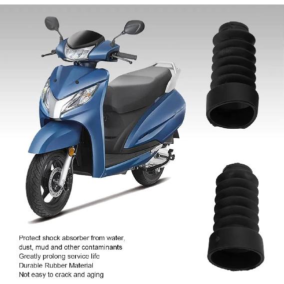 KIMISS 2PCS Motorcycle Front Fork Dust Cover, for DIO 18/27/28/34/35, Shock Absorber Boot, Rubber Replacement, Shock Damping Guard