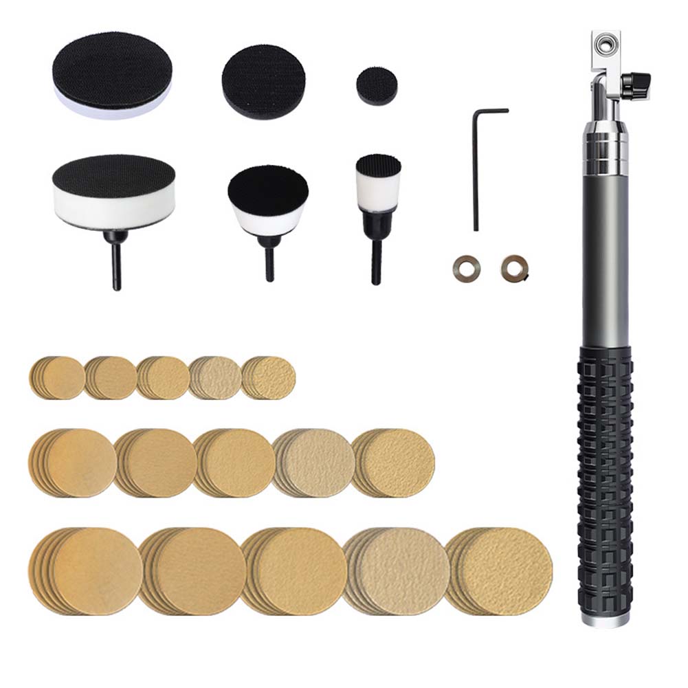 Bowl Sander Kit Sanding Block Wood Lathe Tools With Sanding Discs For Wood Metal Plastic Polishing Woodworking Tools