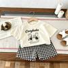 Children's Clothing Set Summer Clothes Short-sleeve T-shirt Set Casual Two-piece Set