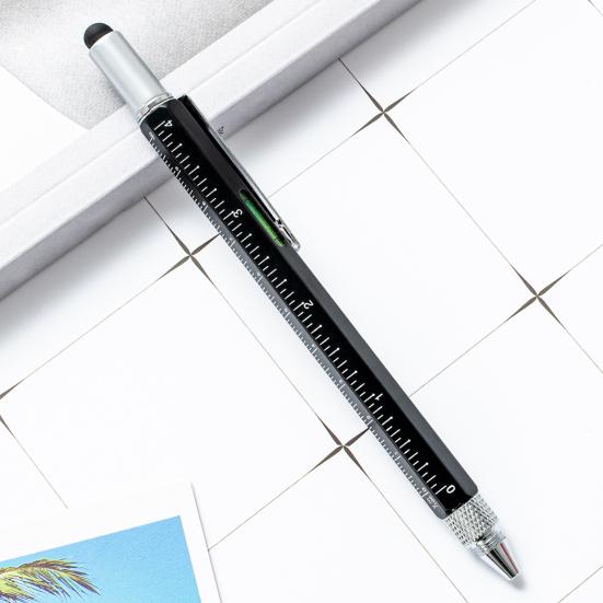 Multitool Pen 6 In 1 Portable Metal Wear Resistant Tech Tool Pen for Office