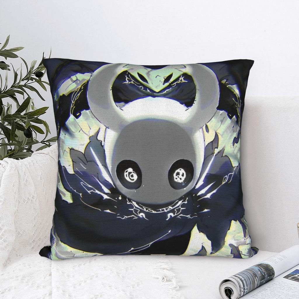 Hollow Knight Silksong Square Pillow Case Cushion Cover Novelty Zipper Decor Pillowcase for Seat 40x40cm