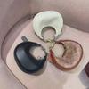 2024 Koujia Jonie Mini Halbmond-Umhängetasche aus Leder – Kleine Handtasche für Damen