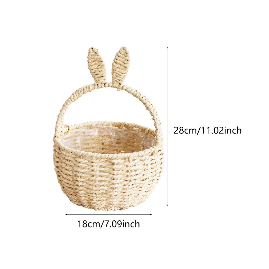 Woven Basket DIY Flower Arrangement Decorative Centerpiece Organizing Multifunctional Garden Portable Ornaments Picnic Basket