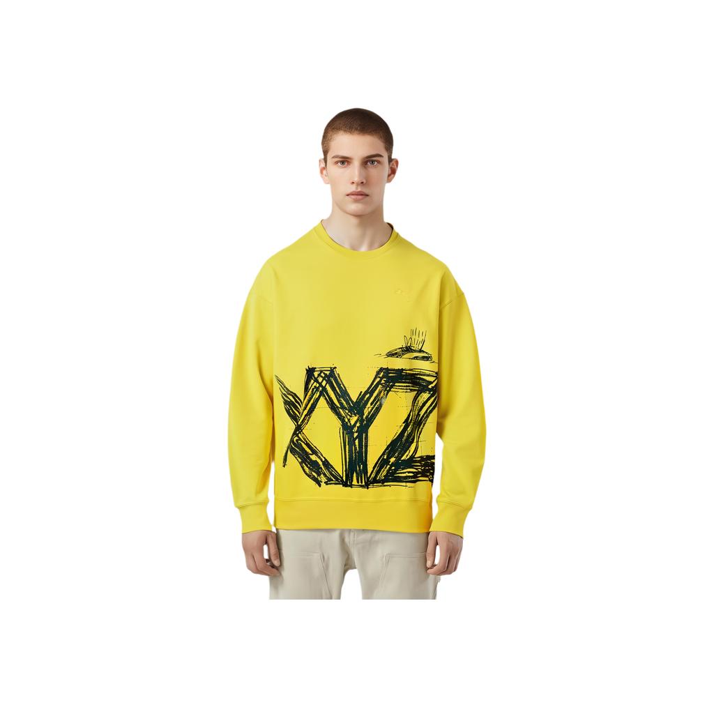 Puma X Michael Lau Collaborazione Felpa Casual Sportiva Girocollo Uomo Top Giallo 530358-79
