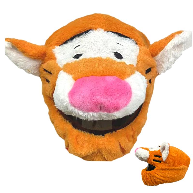 Motorcycle Helmet Decoration: Cartoon Rabbit, Toothless, Pumpkin Head Covers