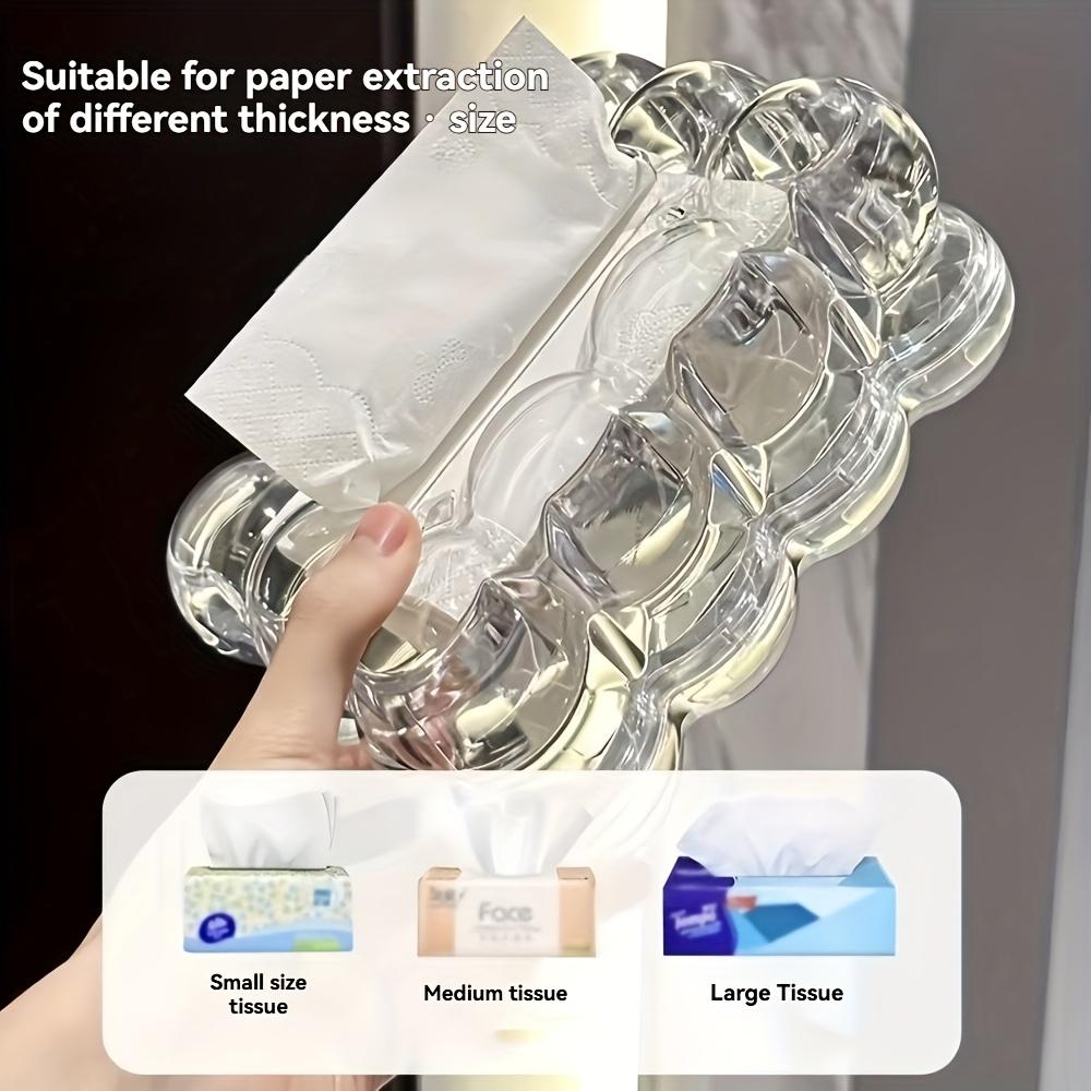 1 Stück Neue Acryl Kreative Wolkenförmige Taschentuchbox, Hochwertiger Desktop Restaurant Taschentuchhalter, Zuhause Wohnzimmer Couchtisch Papierspender