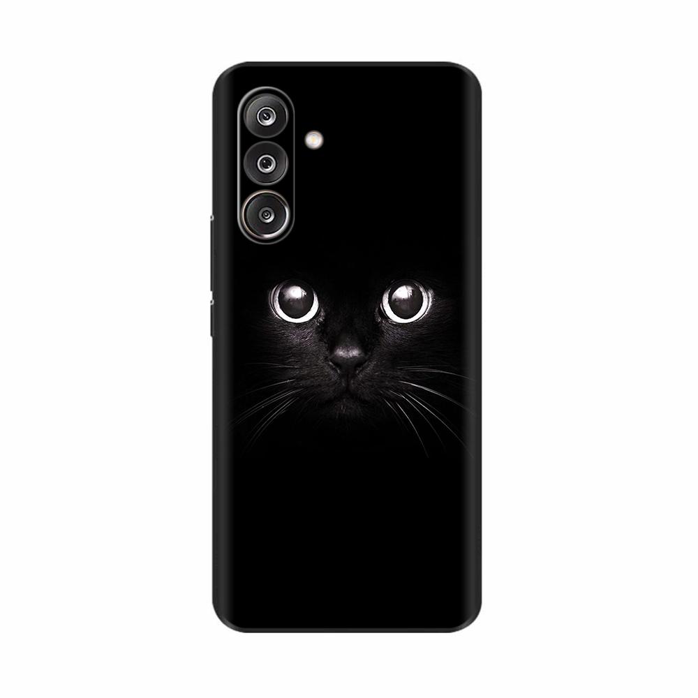 For Samsung M36 5G Case M366B Cute Flowers Cat Painted Shockproof Silicone Back Cover For Samsung Galaxy M36 M35 M34 Phone Cases