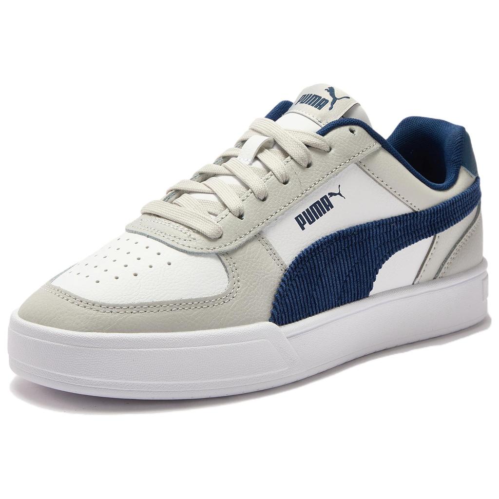 Puma Caven Skateboard Shoes Unisex Low Top Gray White Blue 401736-03