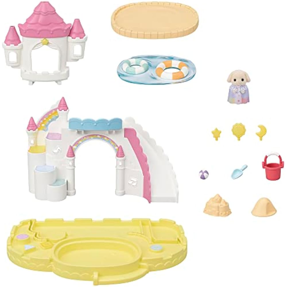Epoch (EPOCH) Sylvanian Families Hoikuen Playground Equipment [Castle Pool Set] S-72 ST Mark Cert...