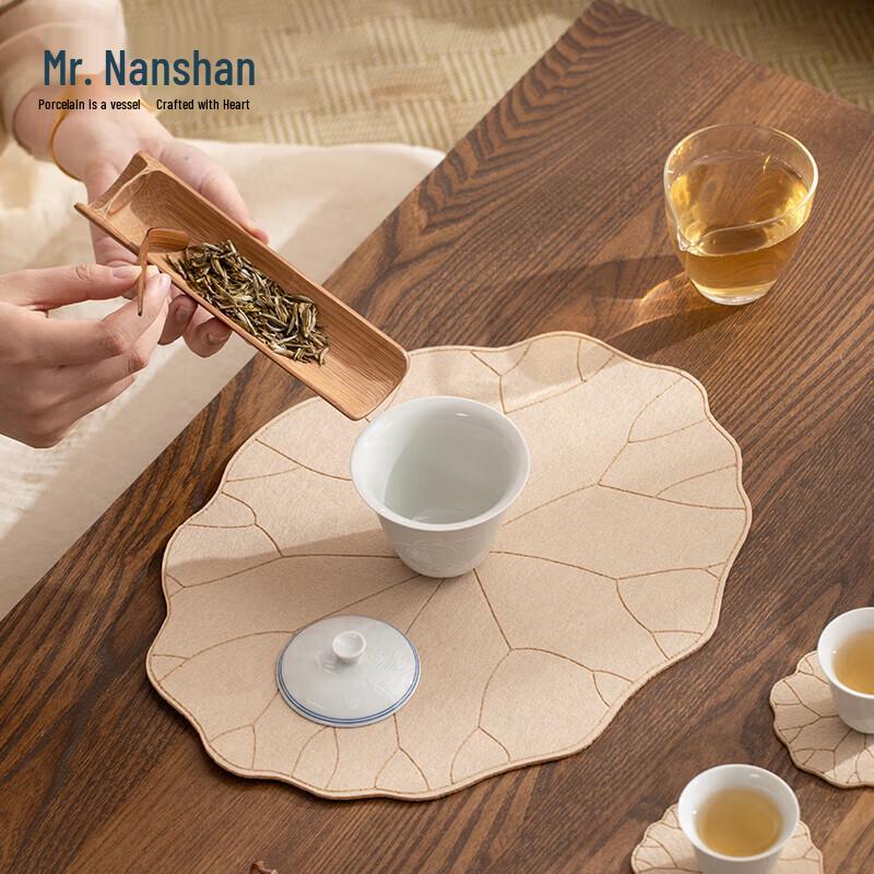 Mr. Nanshan Chinese Tea Mat and Coaster Set