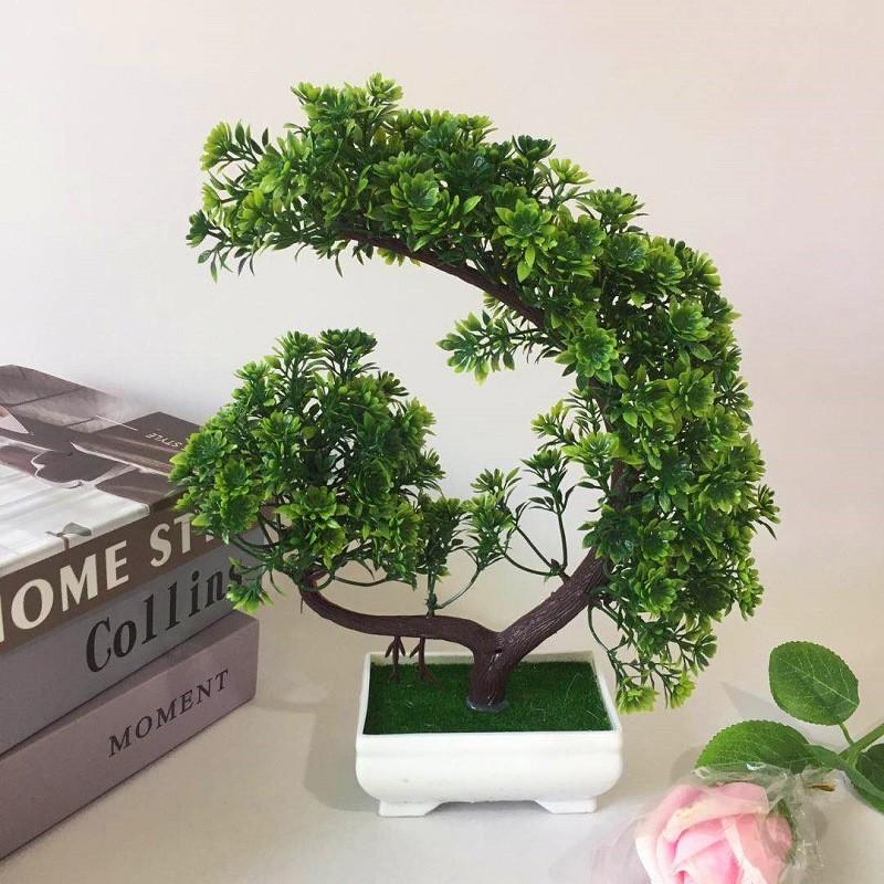 Blumen Künstliche Chrysantheme Grünpflanzen Bonsai Dekoration Schreibtisch