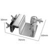 Gutter Mount For Eufy=For Arlo=Solar Panels Adjustable Stainless Steel Mount Bracket To Get Sun Compatible With Eufy=S220 Camera