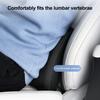 Foldable Car Seat Storage Box 2-in-1 Lumbar Support And Organizer Canvas Backseat Caddy for Snacks And Accessories Home Auto Use