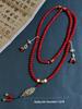 108-Bead Green Tassel Necklace - Long Chinese-Style Sweater Chain Accessory