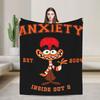 Inside Out 2 Cartoon  Blanket  Travel Office Flannel Throw Blanket For Outdoor Super Warm Custom Quality Bedspread