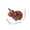 Creative Cute Calf Statue Angry Bull Sculpture Ceramic Animal Figurine Modern Art Home Living Room Desktop Ornament Accessories